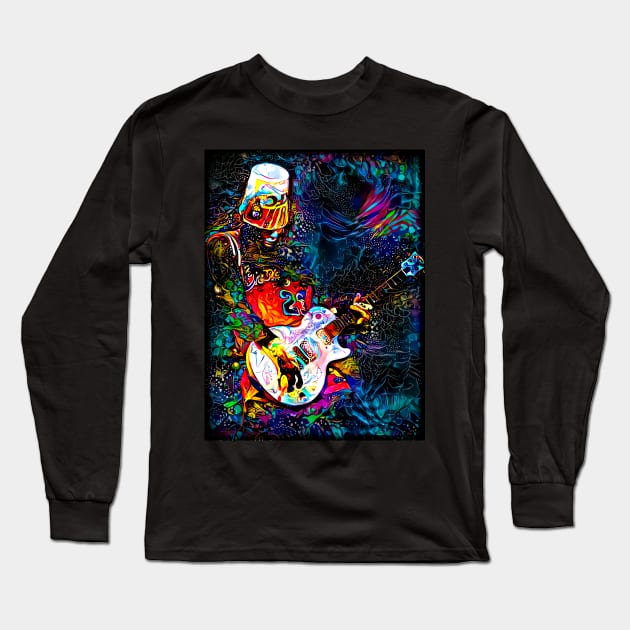 Buckethead Inner Fullness Long Sleeve T-Shirt by Eratas